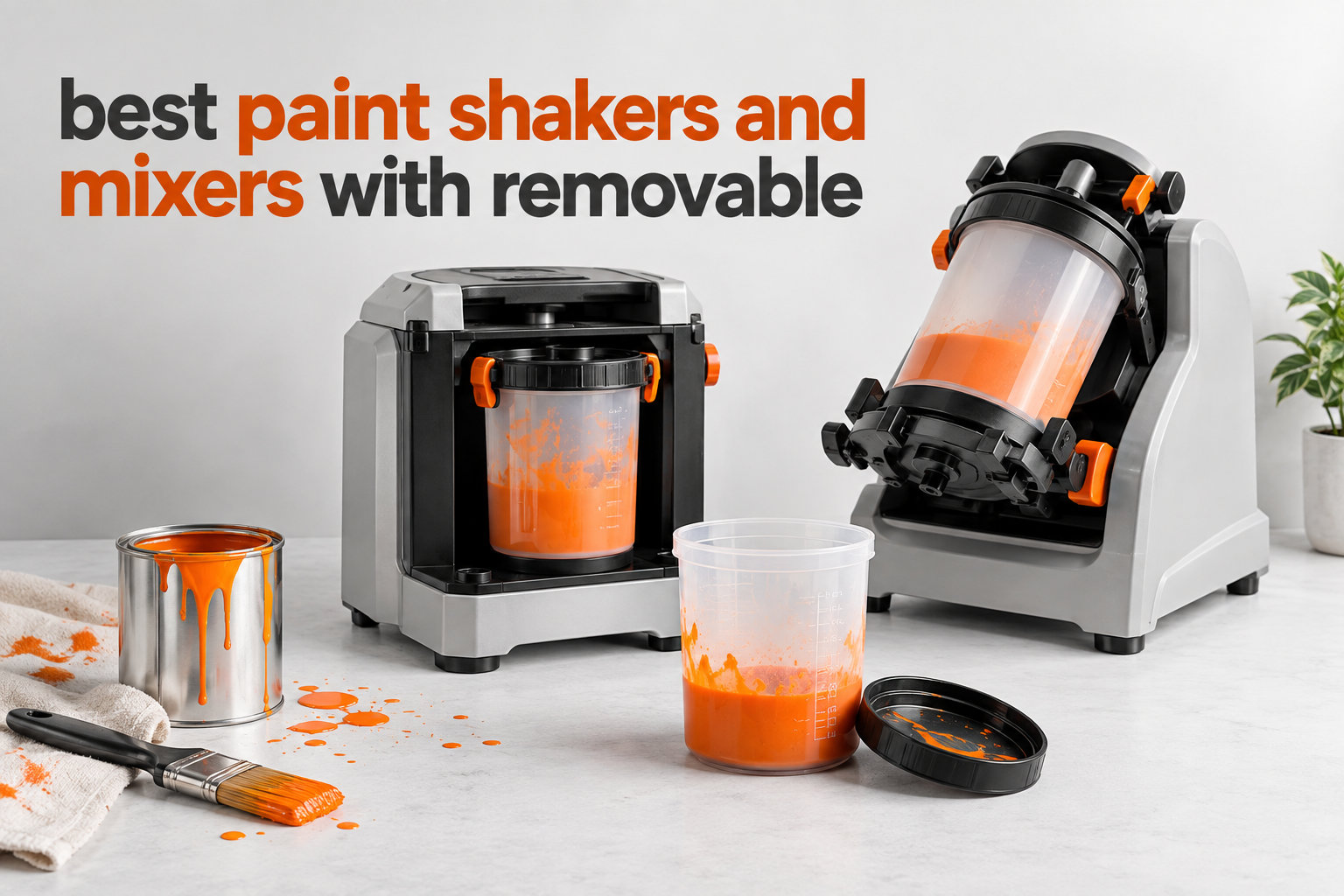 best paint shakers and mixers with removable
