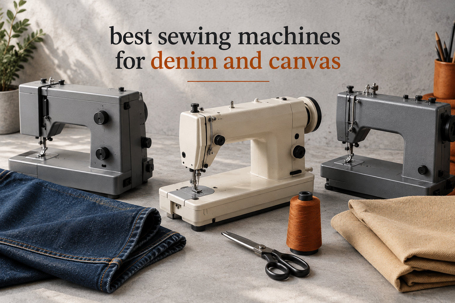 best sewing machines for denim and canvas