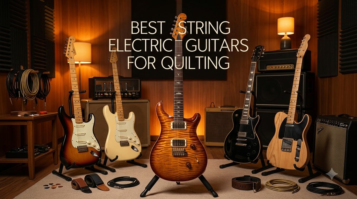 best string electric guitars for quilting