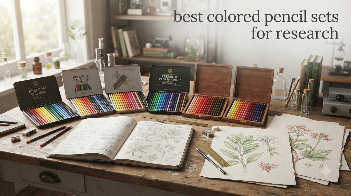 best colored pencil sets for research