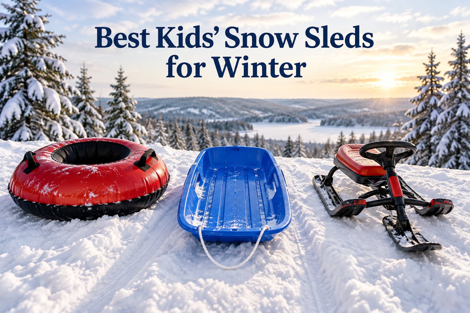 Best Kids' Snow Sleds for Winter
