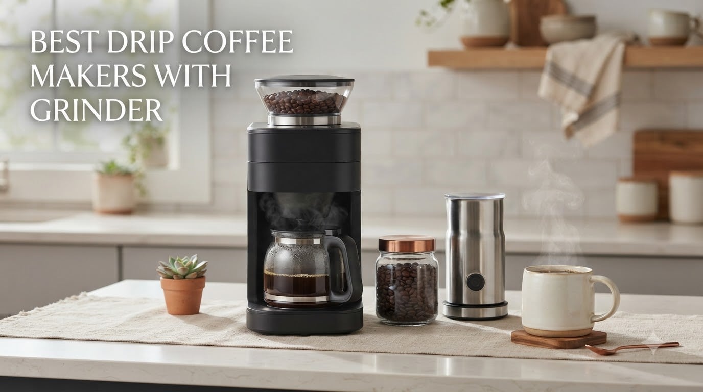 Best Drip Coffee Makers with Grinder