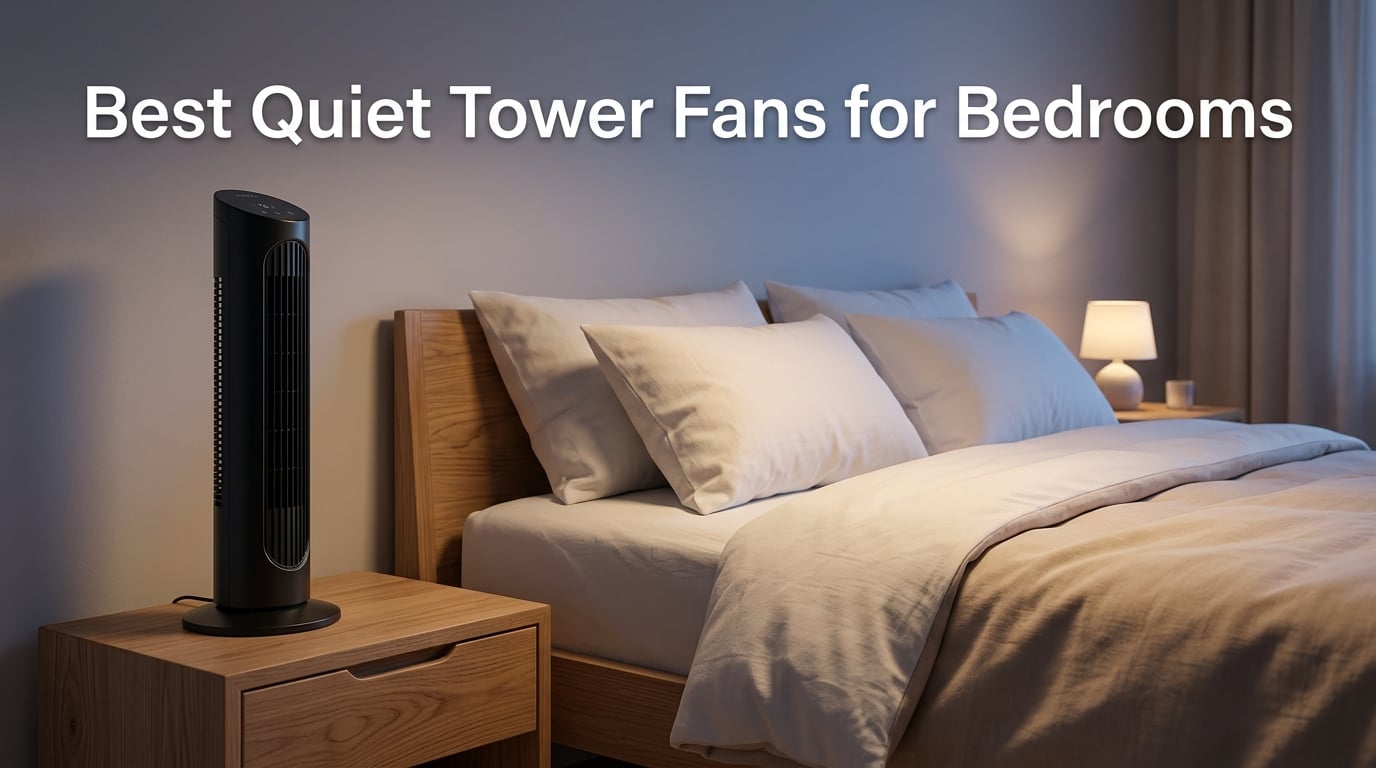 Best Quiet Tower Fans for Bedrooms