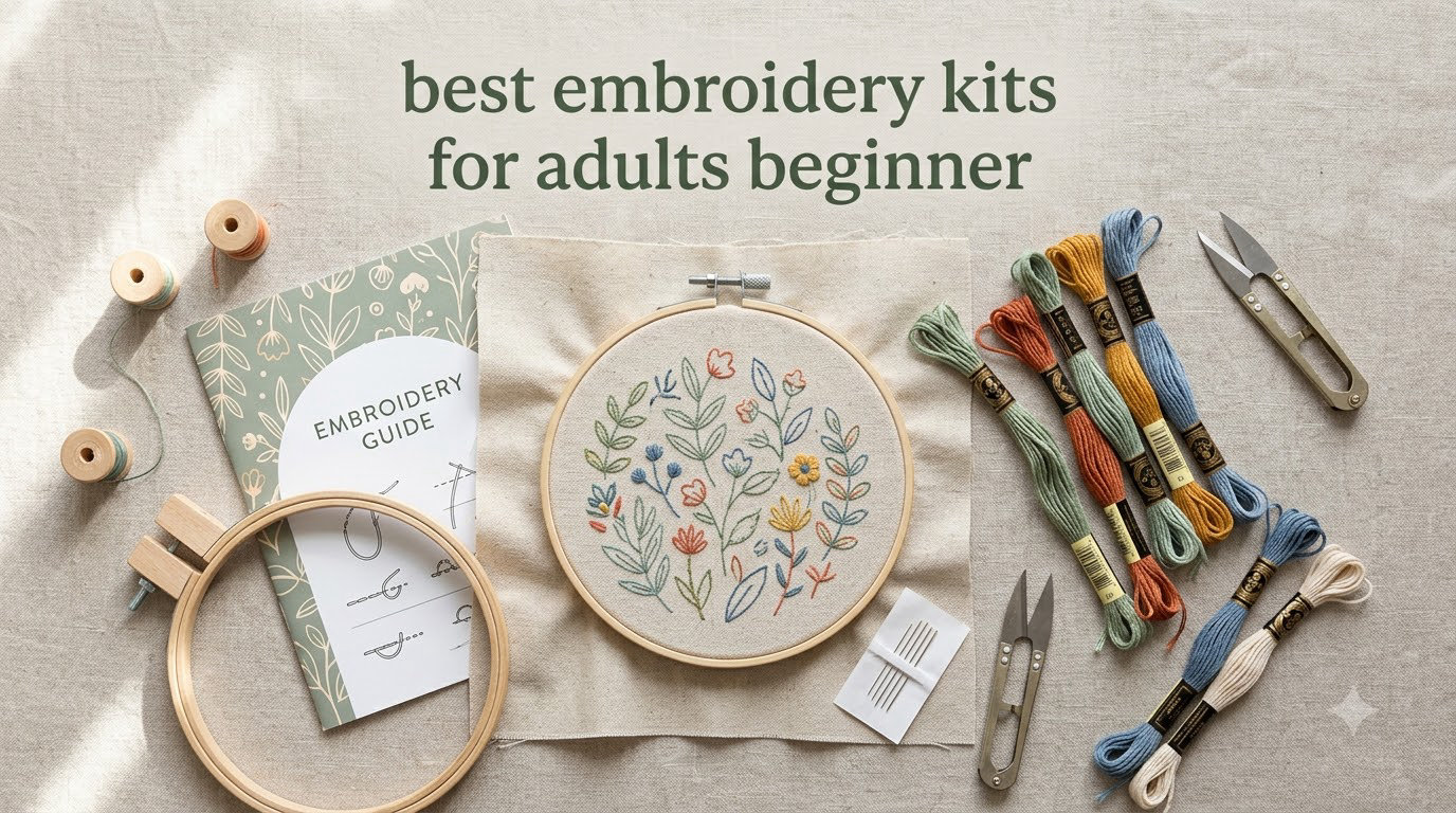 best embroidery kits for adults beginner
