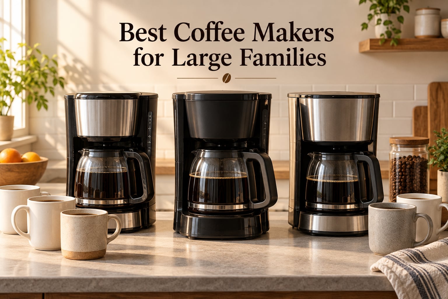 Best Coffee Makers for Large Families
