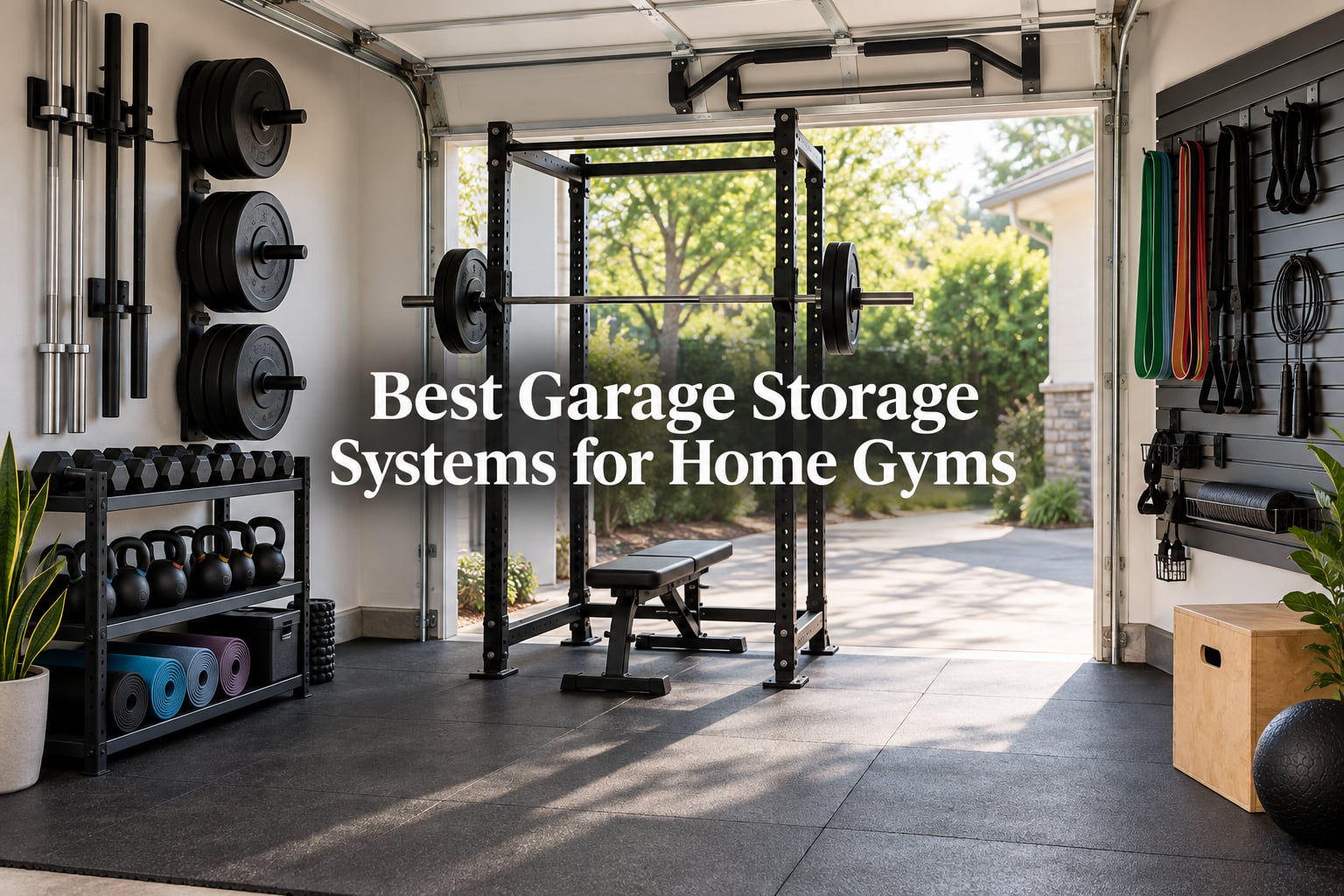 Best Garage Storage Systems for Home Gyms