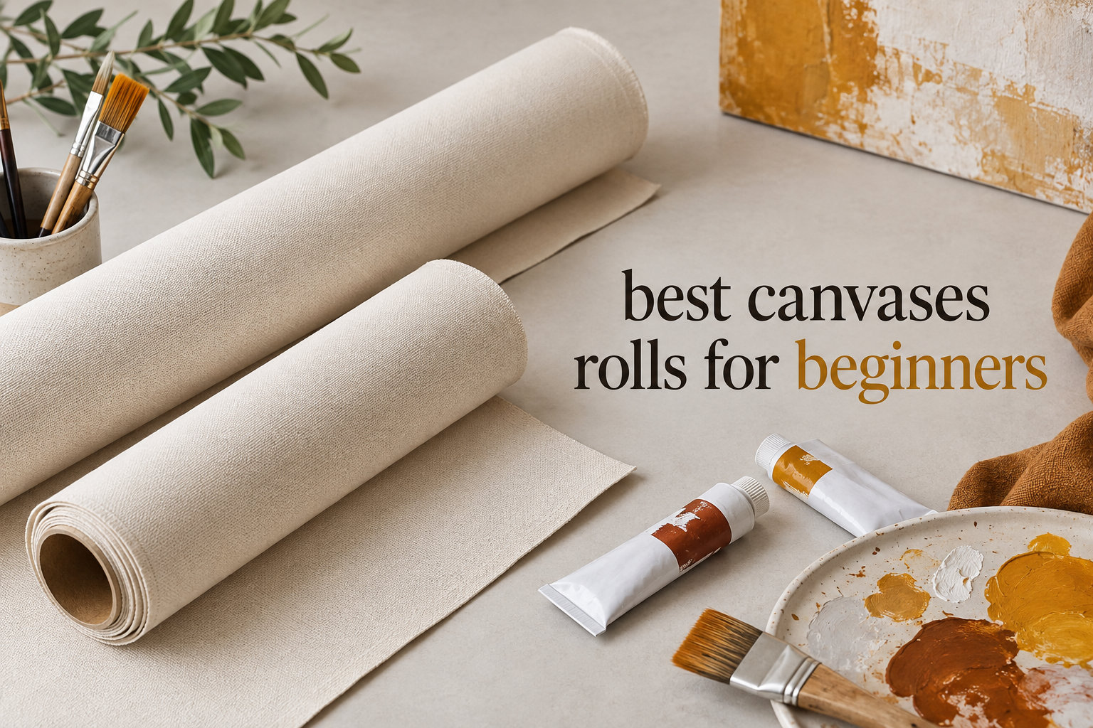 best canvases rolls for beginners