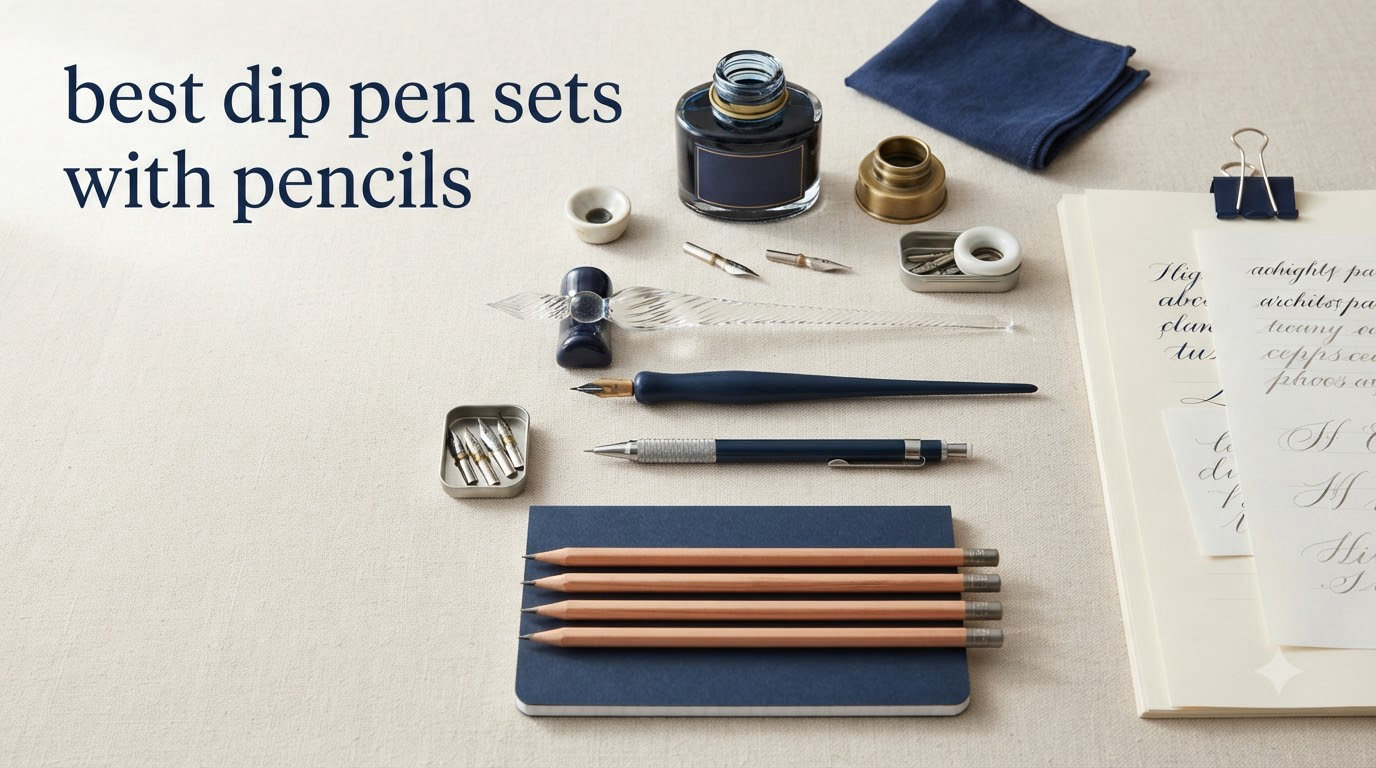 best dip pen sets with pencils
