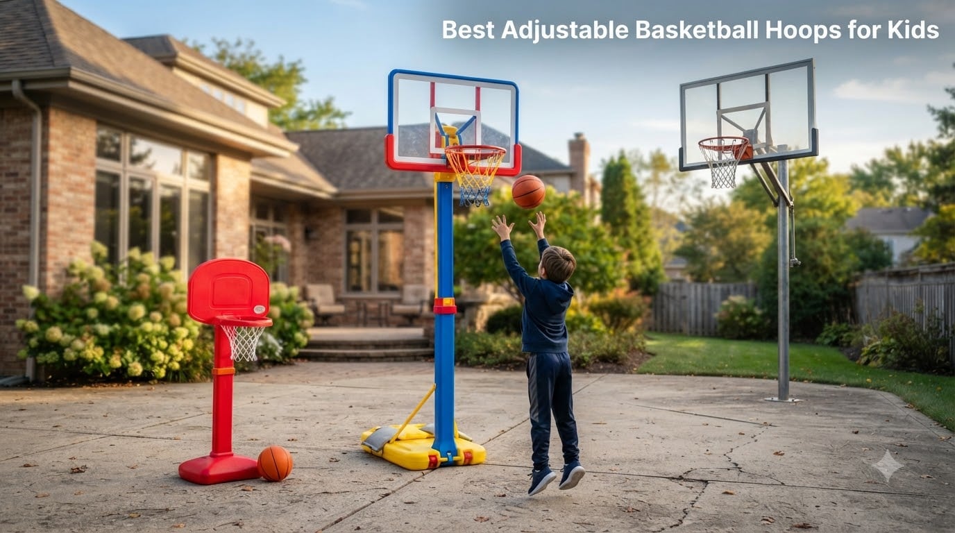 Best Adjustable Basketball Hoops for Kids
