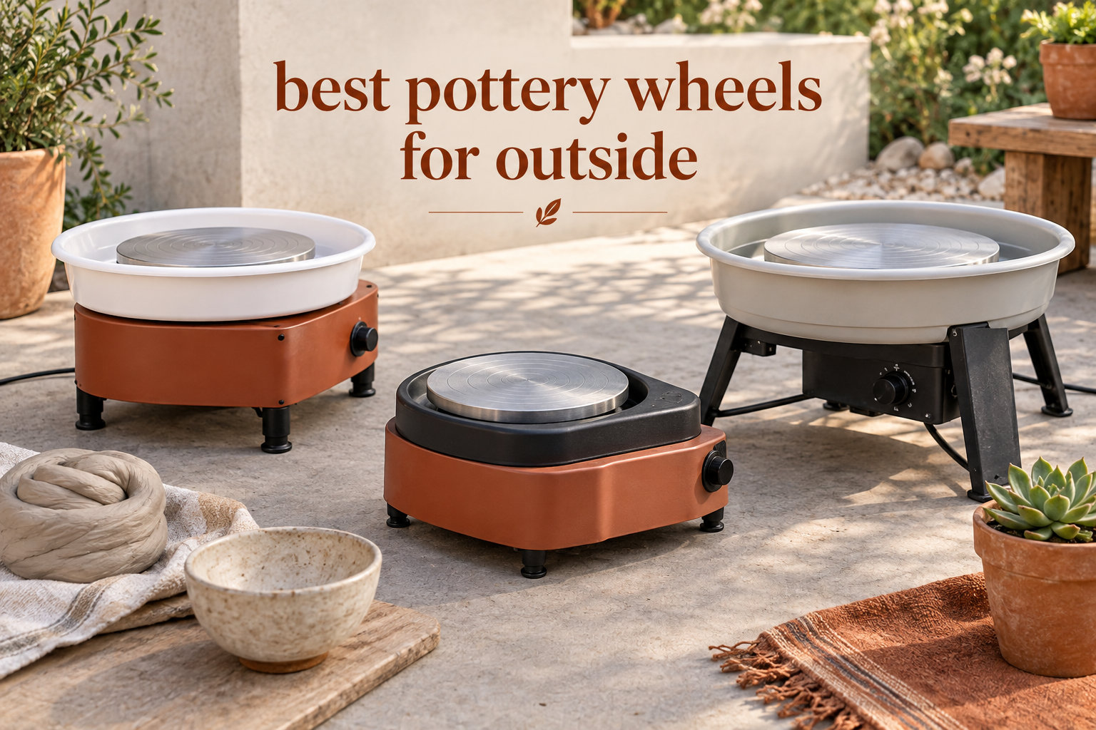 best pottery wheels for outside