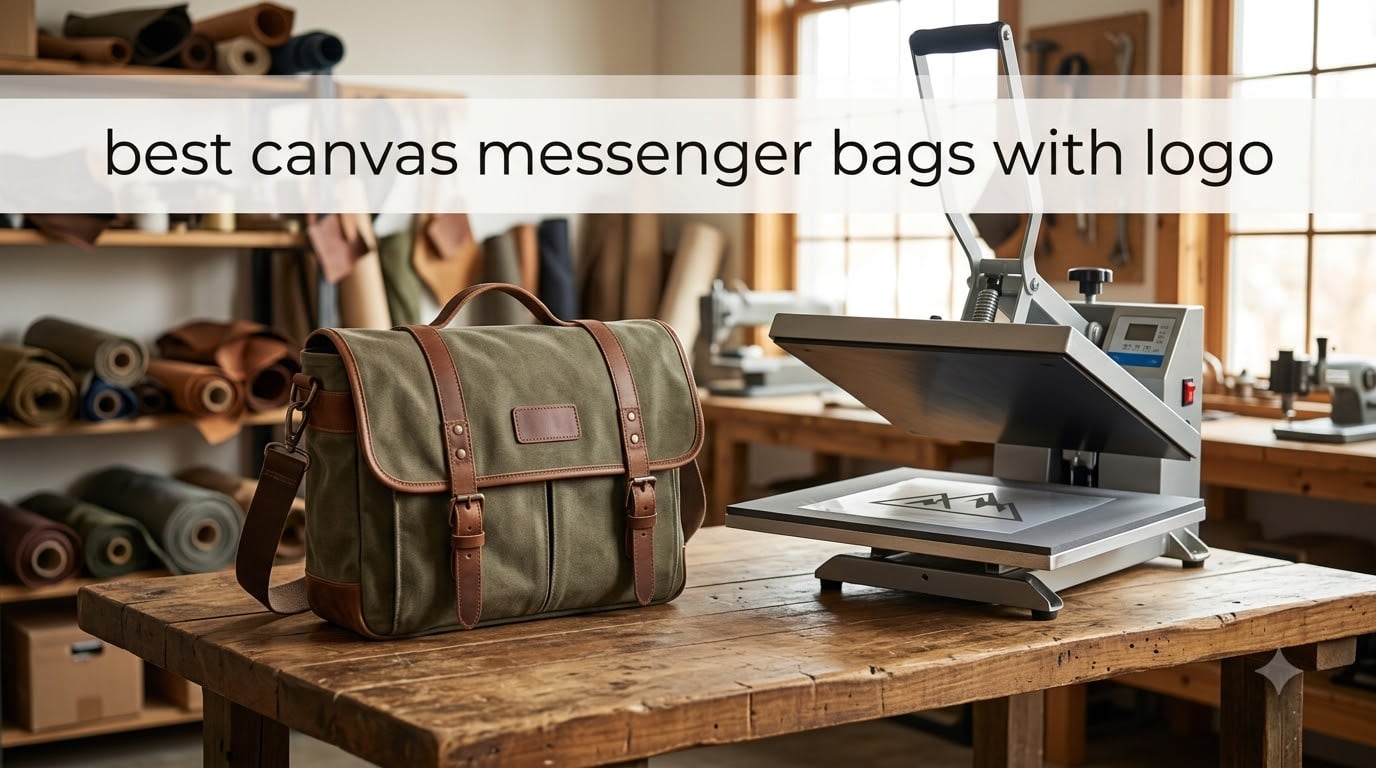 best canvas messenger bags with logo