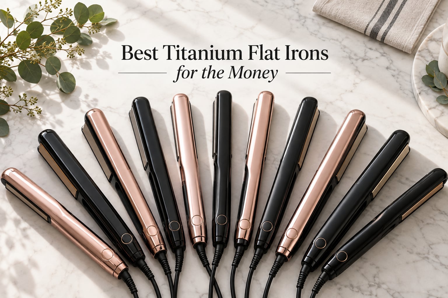 Best Titanium Flat Irons for the Money