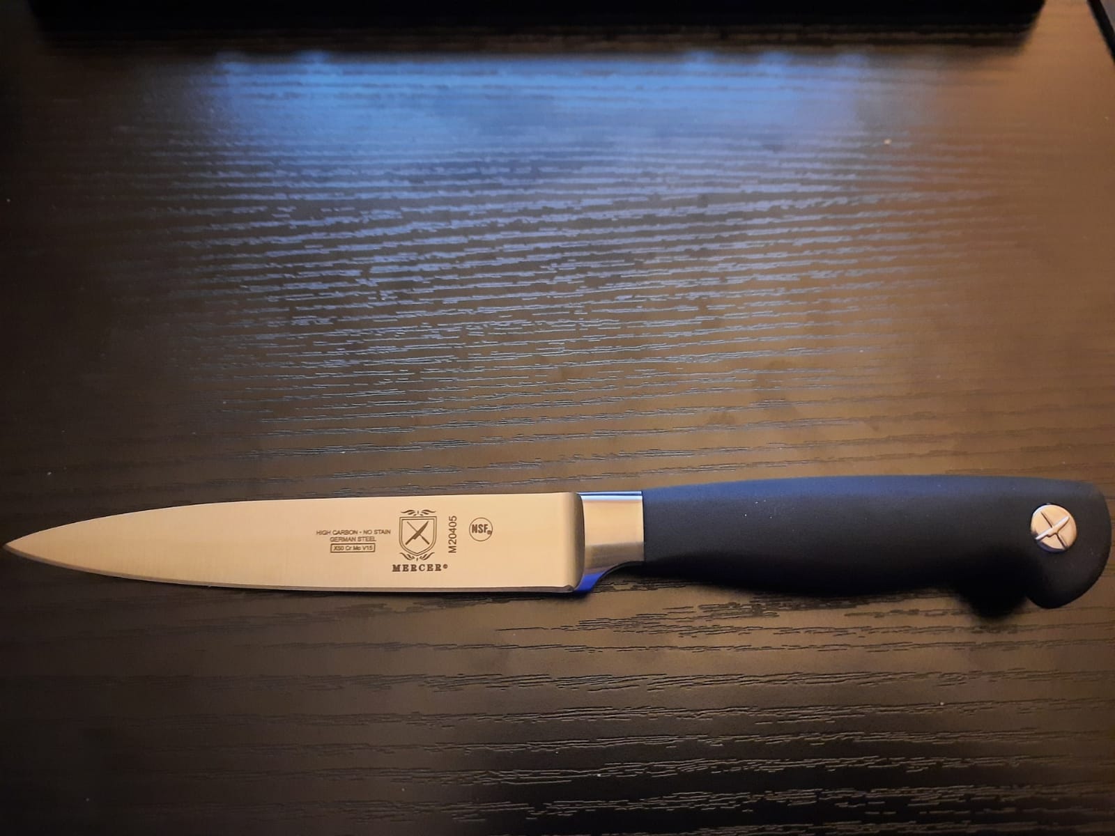 Mercer Culinary M20405 Genesis 5-Inch Utility Knife,Black customer photo 1