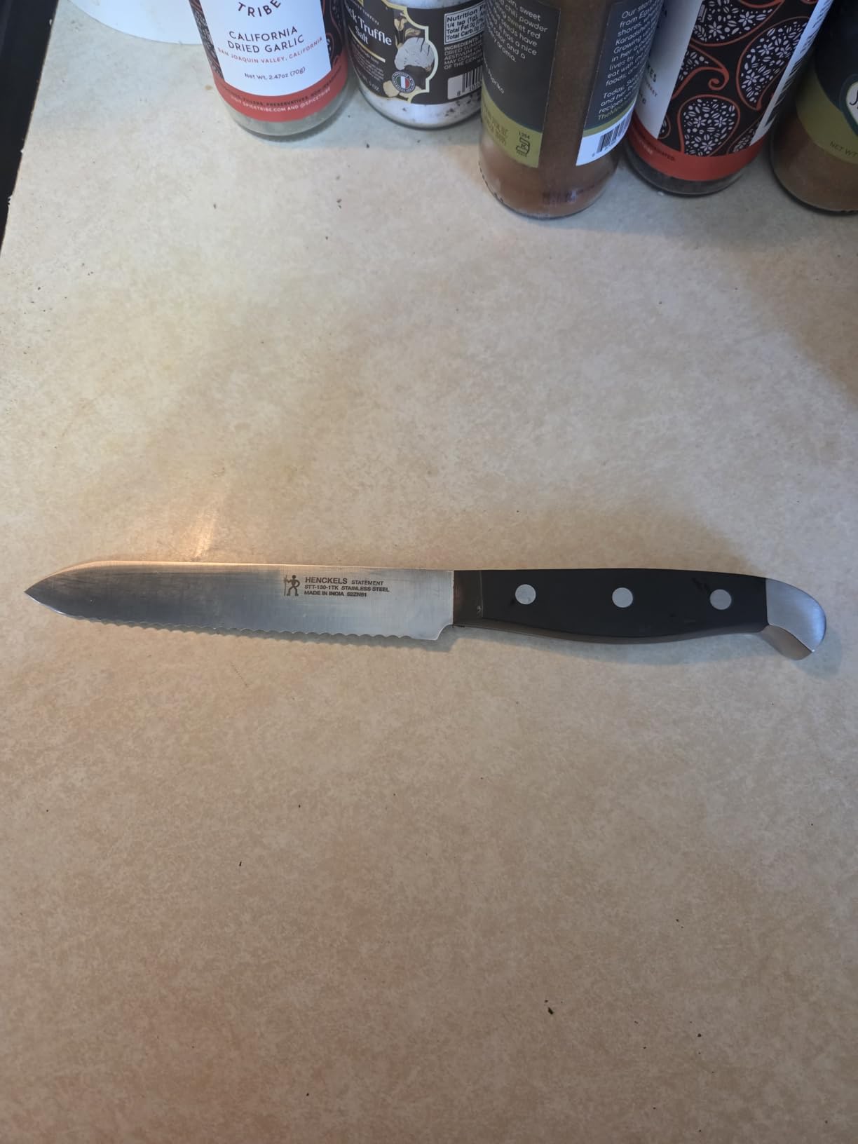 Henckels Statement 5-Inch Serrated Utility Knife, German Engineered customer photo 1