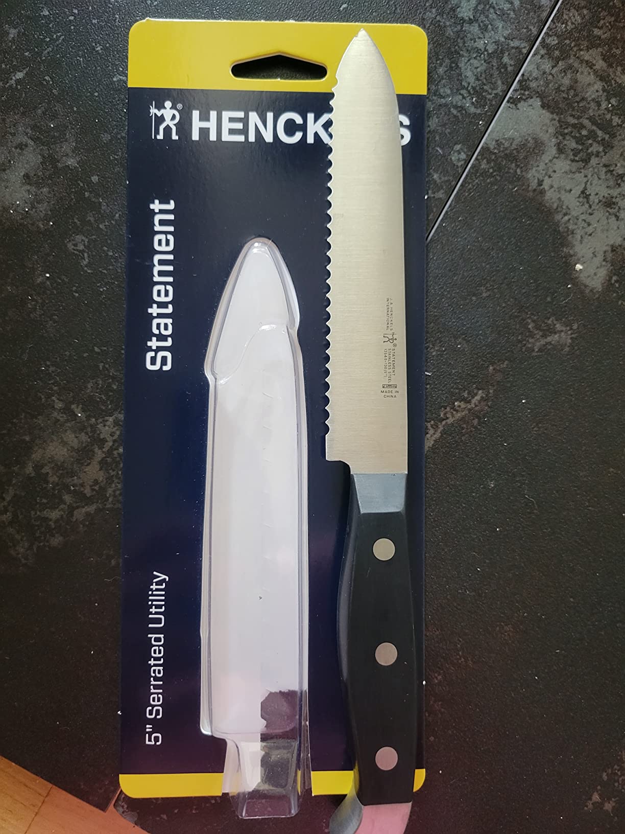Henckels Statement 5-Inch Serrated Utility Knife, German Engineered customer photo 2