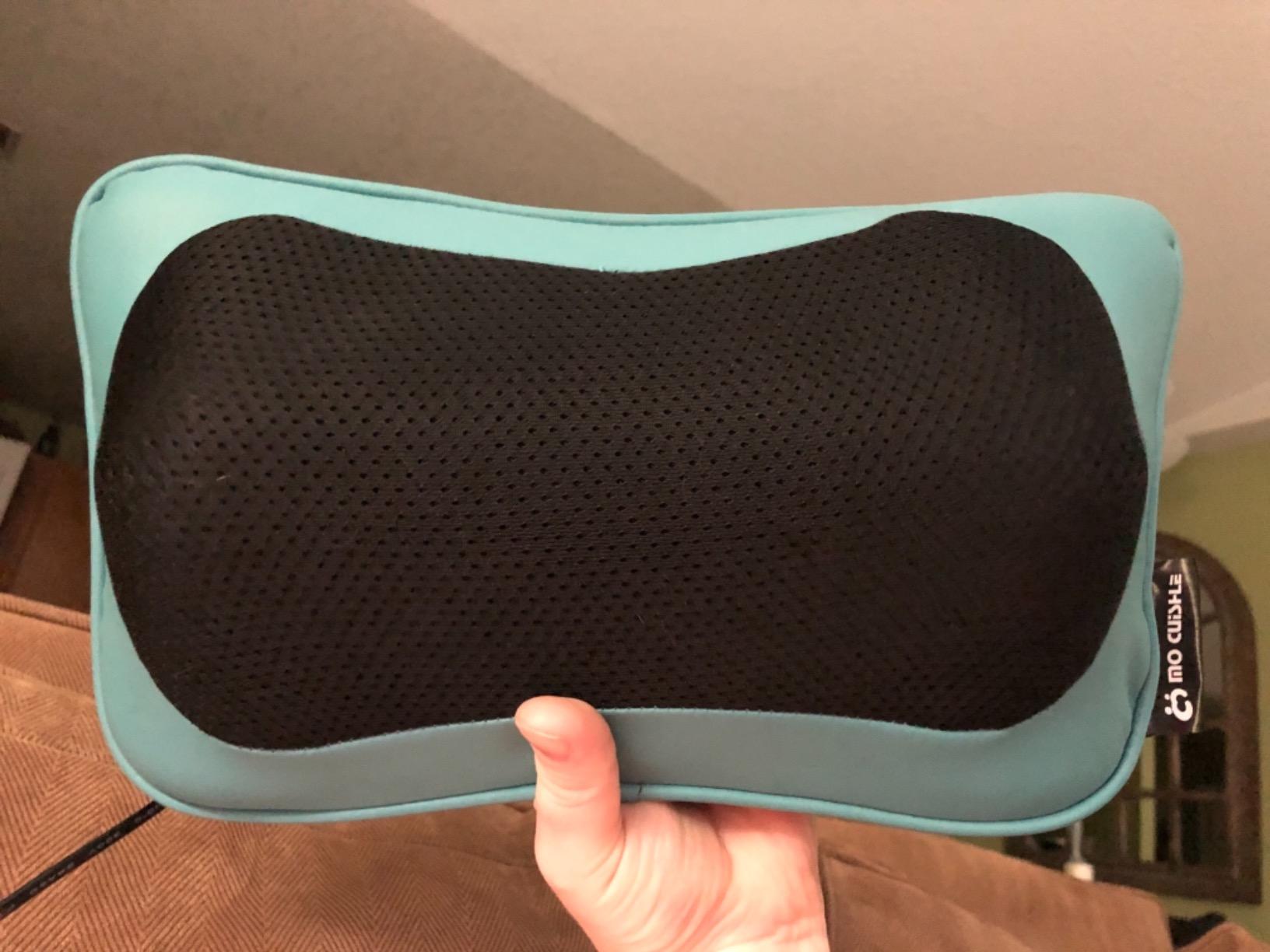 Mo Cuishle Shiatsu Back Massager with Heat – 3D Kneading Neck and Shoulder Massager for Back Pain Relief – Electric Massage Pillow for Home, Office & Car – Mother’s Day Gifts for Mom, Women, Men, Dad customer photo 1