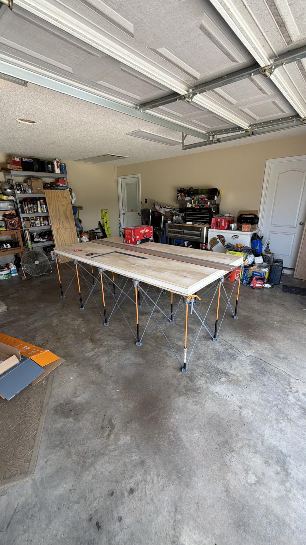 BORA Centipede Folding Work Table 4x8 ft Portable Workbench for Garage customer photo 1