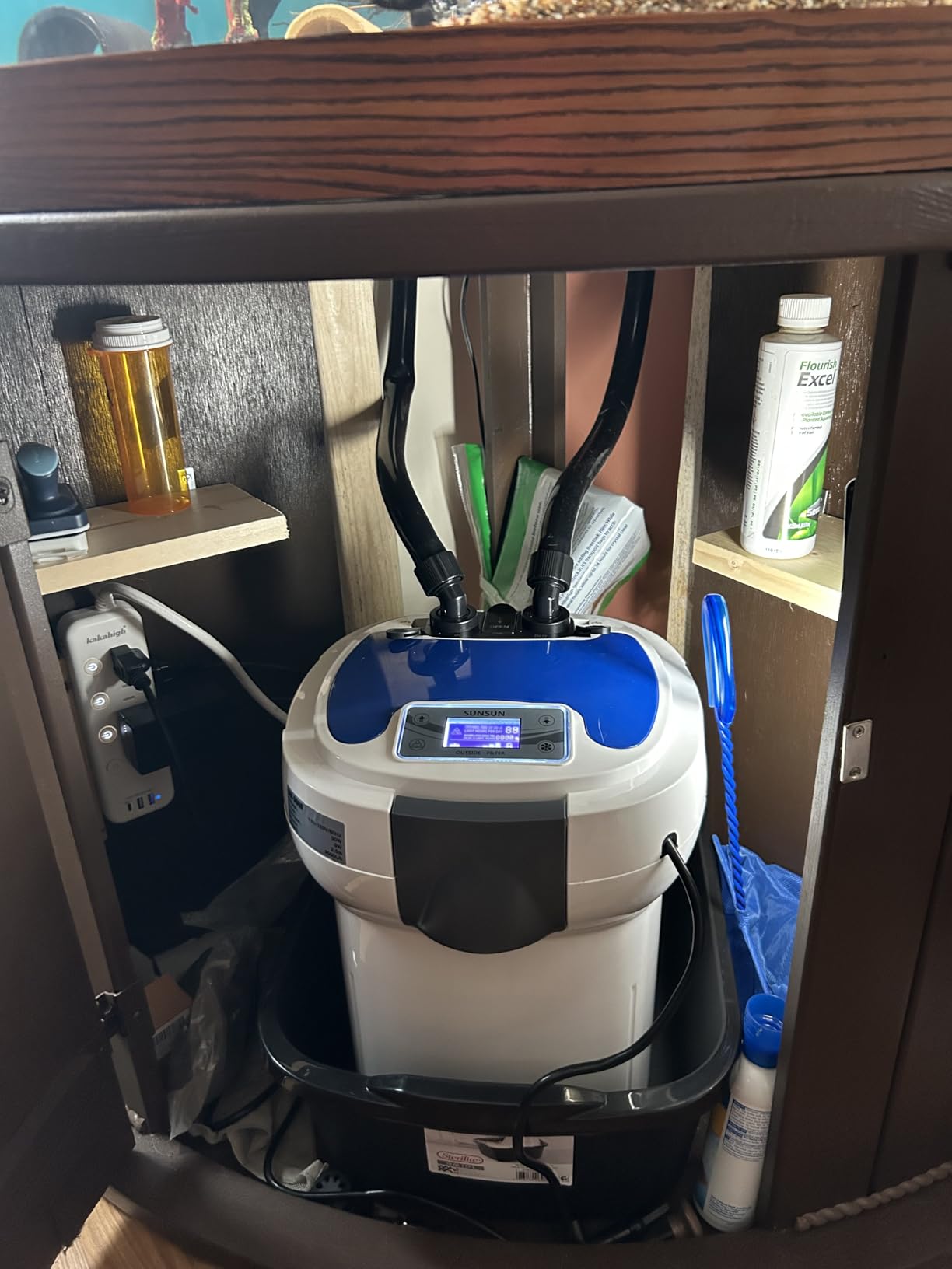 SunSun HW-3000 UV 9W 5-Stage External Canister Filter w/Media, 793gph, White, HW-3000 PRO customer photo 2