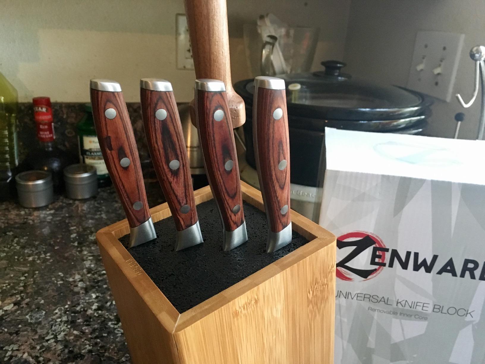 Messermeister Avanta Forged 5” Fine Edge Steak Knife Set - Pack of 2 - German X50 Stainless Steel - Rust Resistant & Easy to Maintain - 8 Steak Knives Total customer photo 2