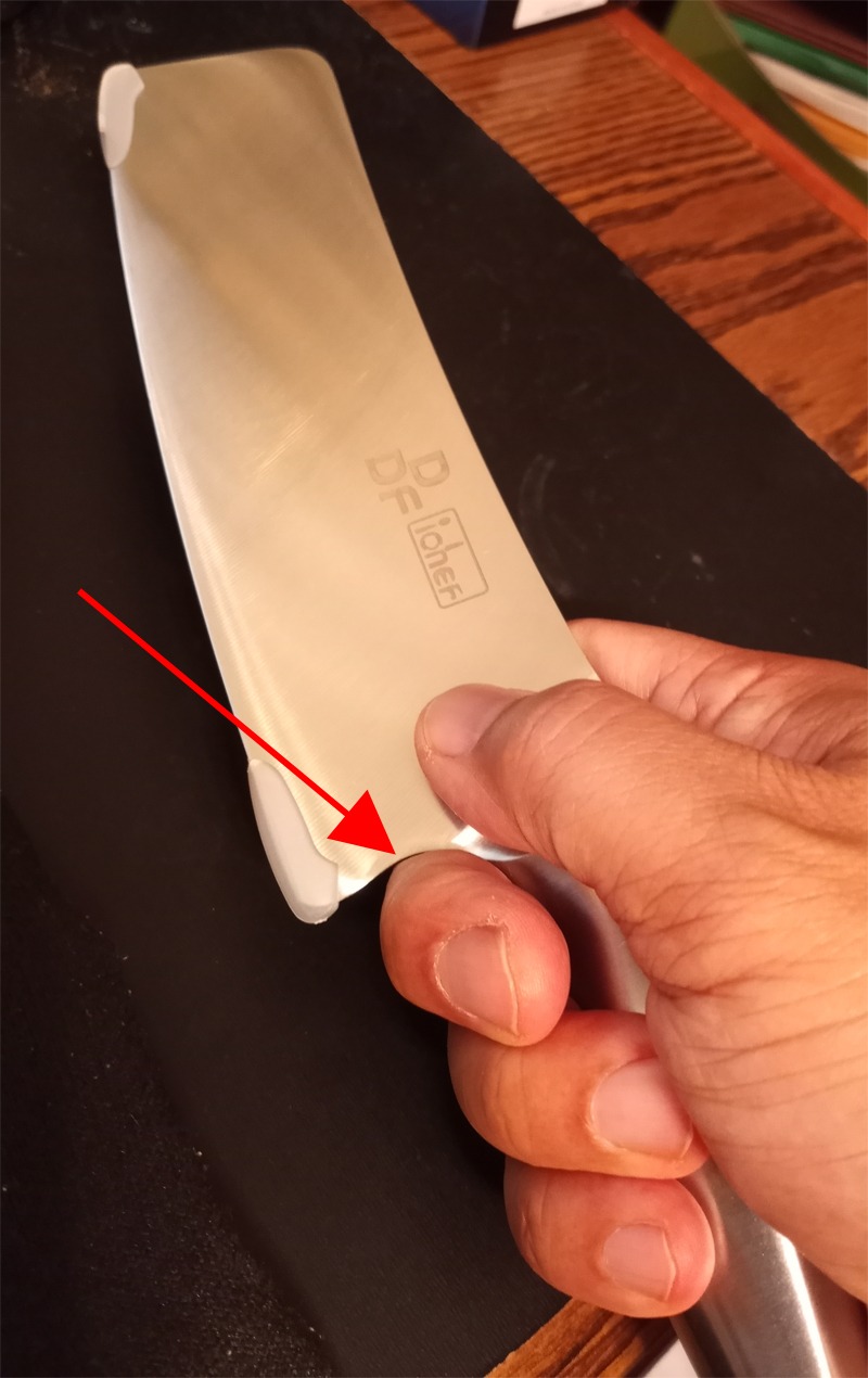 DDF iohEF Nakiri Kitchen Knife, Chef's Knife In Japanese Stainless Steel Professional Cooking Knives, Non-slip Ultra Sharp Knife with Ergonomic Handle customer photo 1