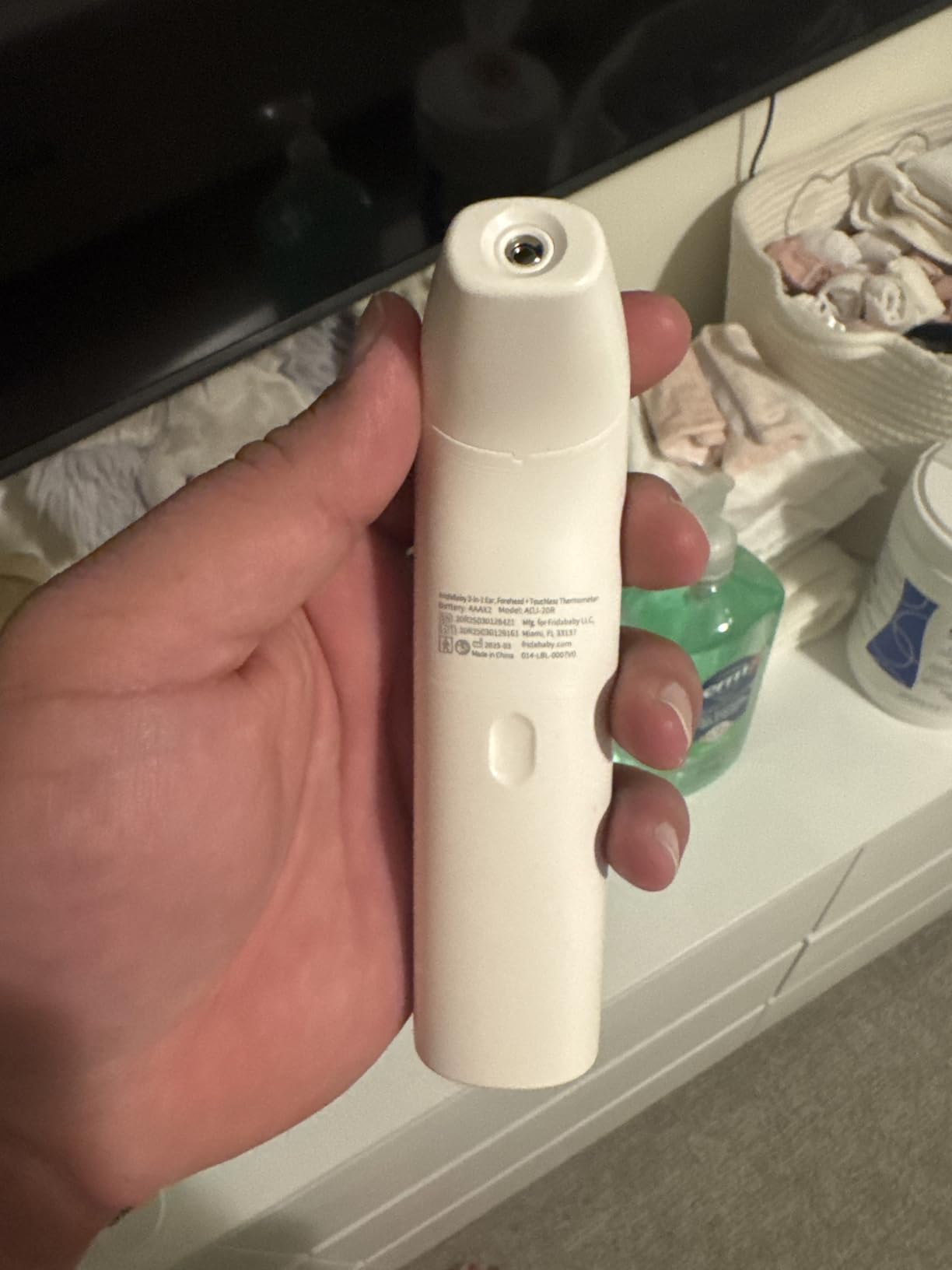 Frida Baby 3-in-1 Infrared Thermometer for Ear, Forehead & Touchless customer photo 2