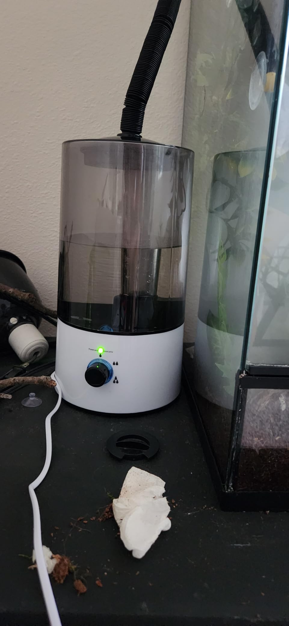 CALIDAKA Reptile Humidifier/Fogger with Extension Tube - 4L Large Tank Suitable for A Variety of Reptiles & Amphibians customer photo 2