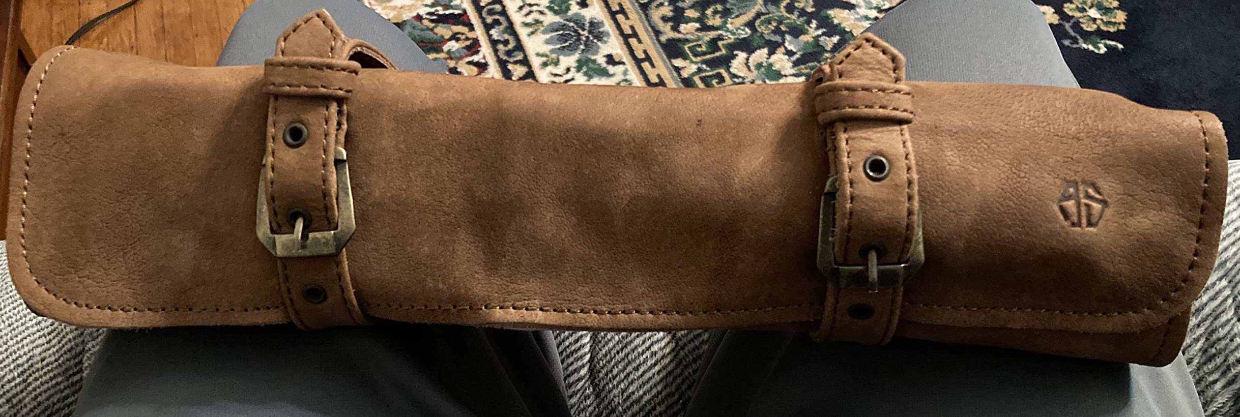 Knife Roll Bag Genuine Leather – Chef`s knife bag 7 slots – Leather Knife Case Sam customer photo 2