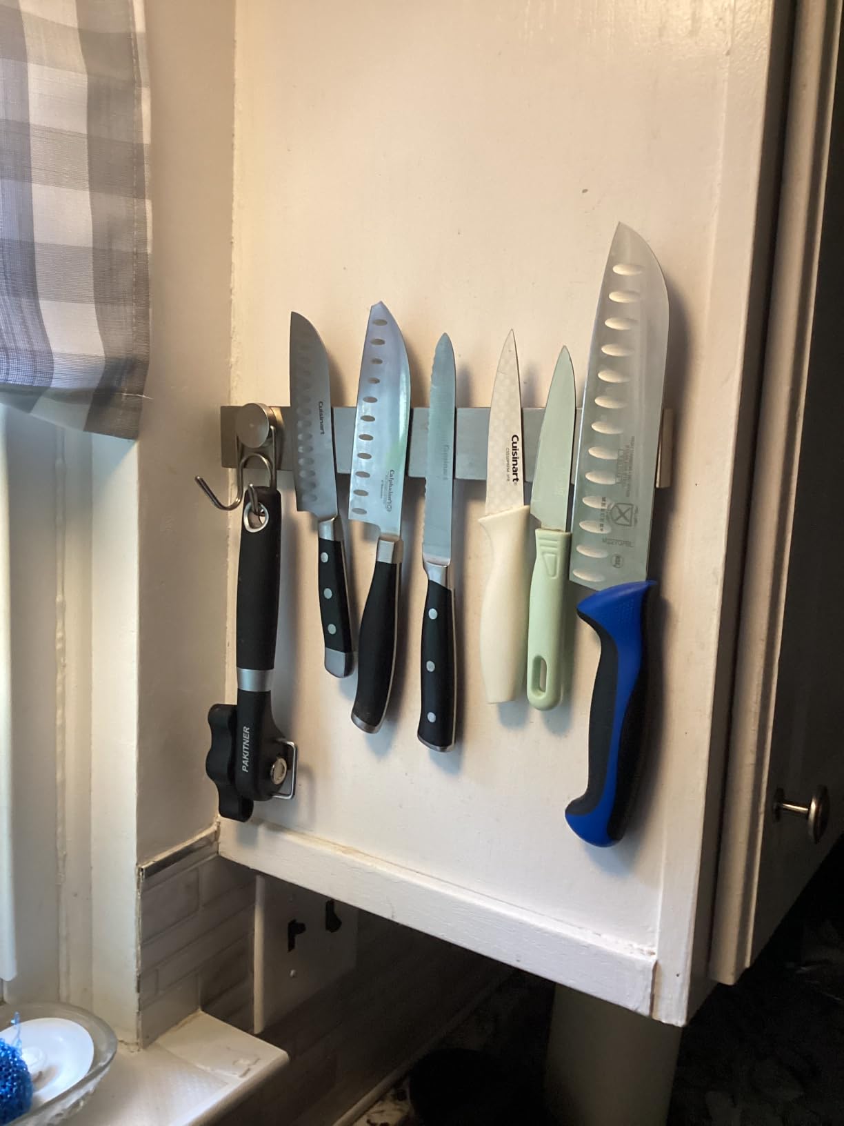 Ninonly 10 Inch Magnetic Knife Holder for Wall, Stainless Steel Knife Strip customer photo 1