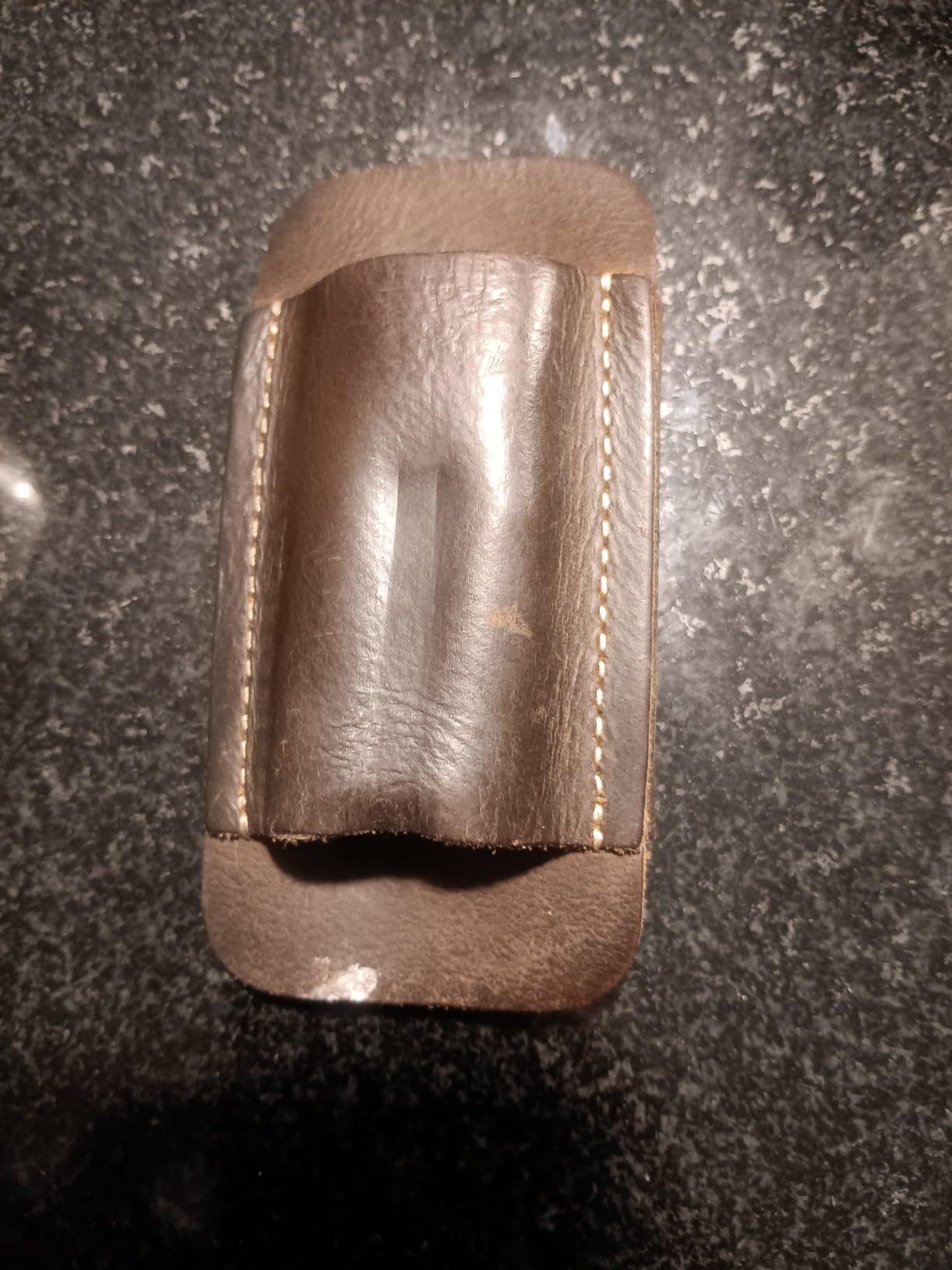 Topstache Leather Knife Sheath, Handmade Knife Holster, Horizontal Carry Leather Sheath for Belt, EDC Pocket Organizer for Men,Size S,Darkbrown customer photo 1