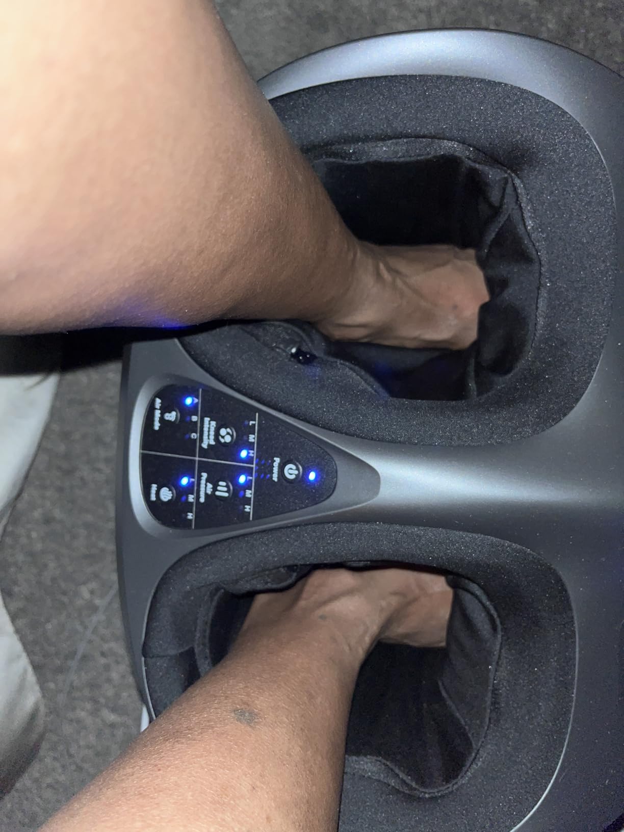 BOB AND BRAD Foot Massager Machine with Heat, FSA Shiatsu Foot Massager for Plantar Fasciitis & Neuropathy with Kneading & Compression HSA Eligible, Cordless Remote Control, Gift for Family, Size 14 customer photo 2