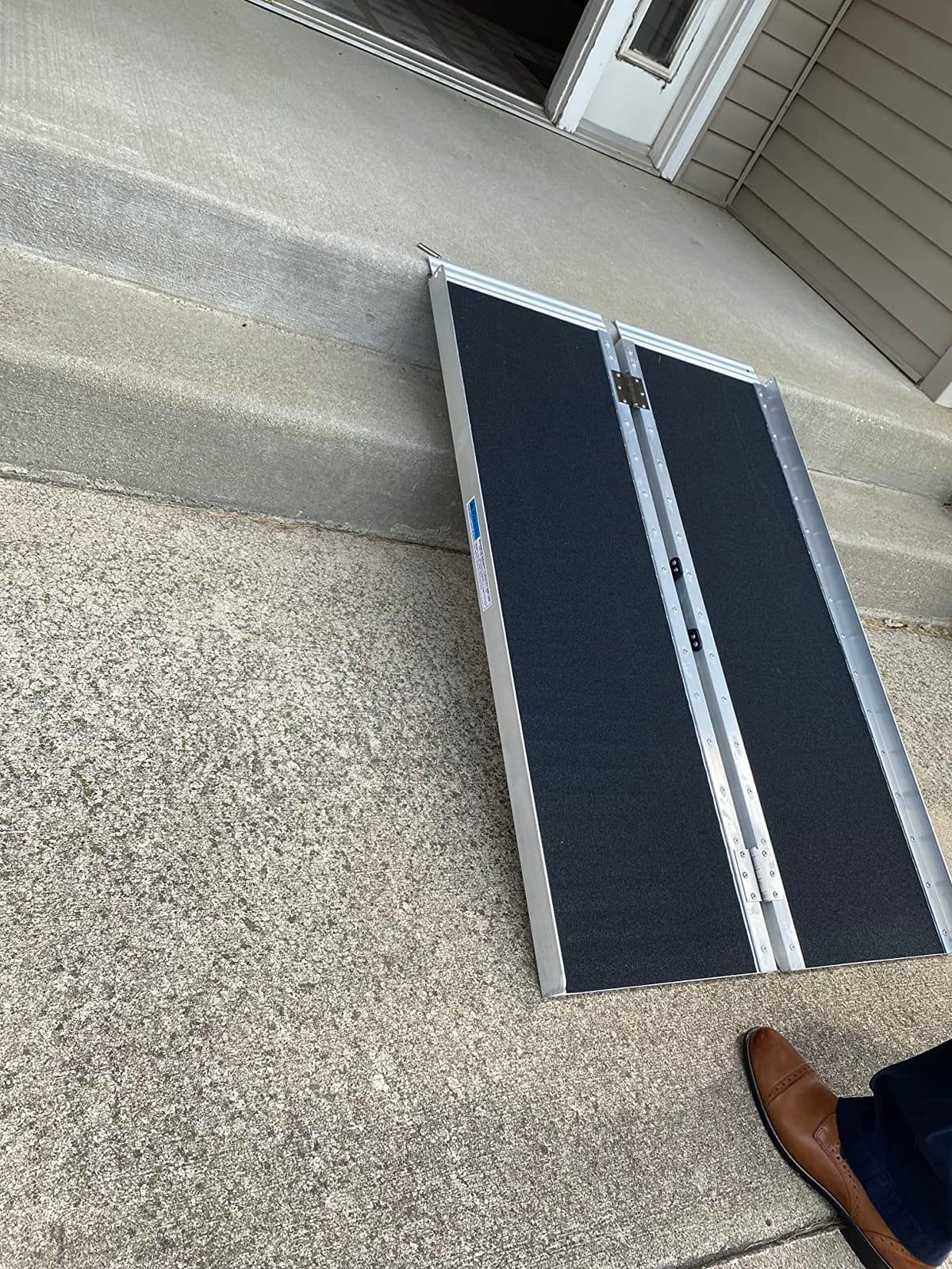 Portable Wheelchair Ramps 3FT for Home Steps, Non-Skid, Aluminum customer photo 1