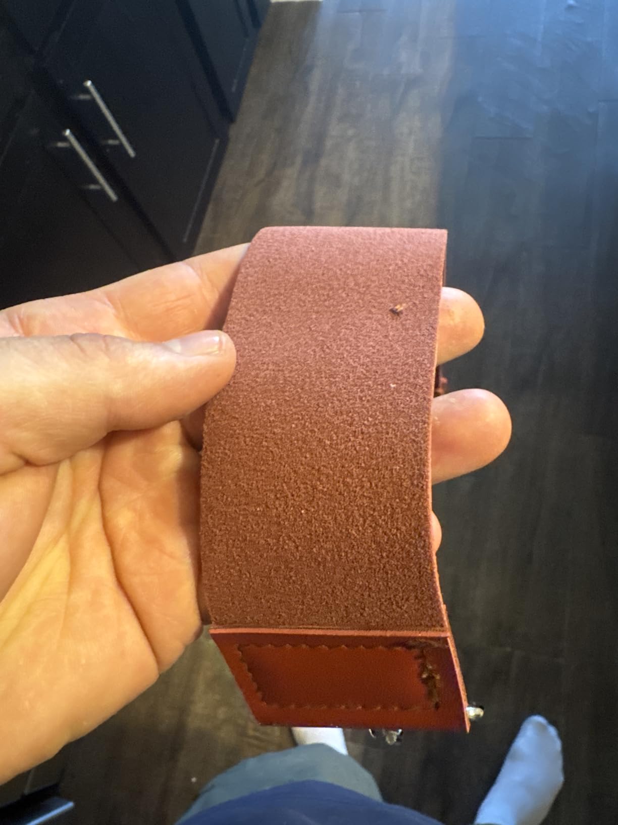 Wucgea Knife Sharpening Stone Kit - 400/1000 3000/8000 Grit Japanese Whetstone Set with Non-Slip Rubber Base, Angle Guide, Flattening Stone and Leather Strop customer photo 2