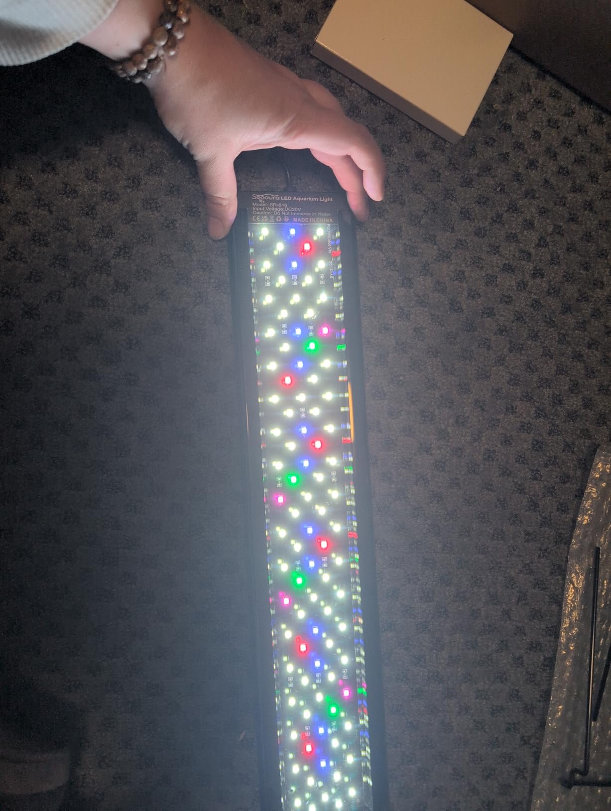 SEAOURA Led Aquarium Light for Plants Growth, Fish Tank Light 12-18 Inch customer photo 1