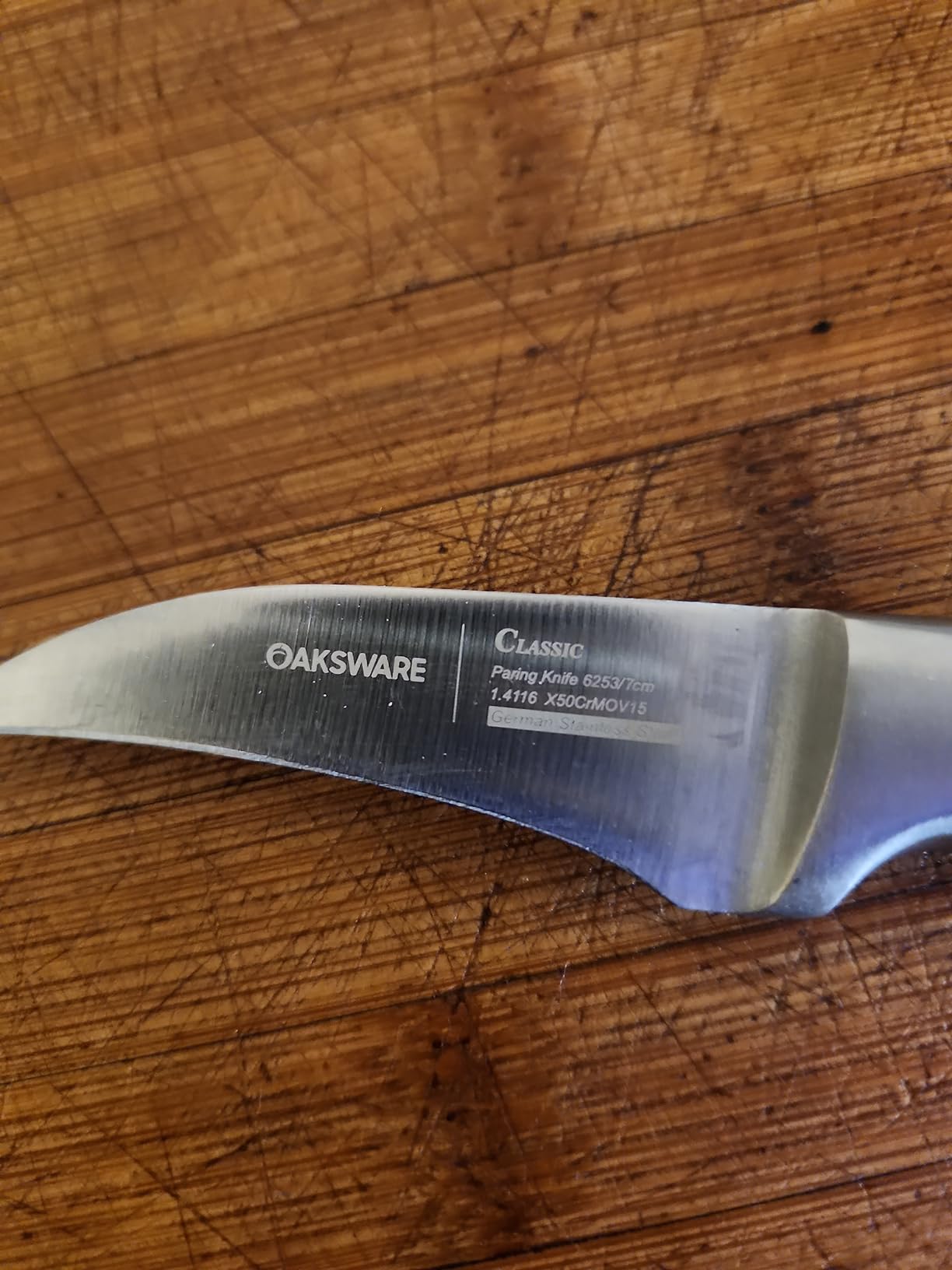 OAKSWARE Bird Beak Paring Knife, 2.75 Inch Razor-Sharp Pro Tourné Knife customer photo 2