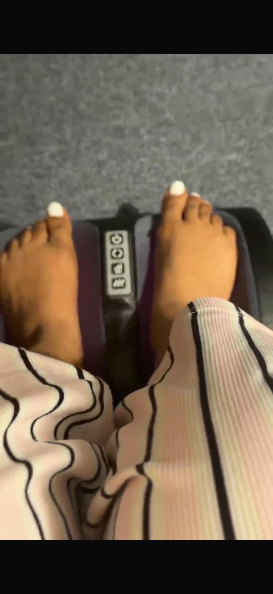 LINGTENG Shiatsu Foot Massager with Heat, FSA Eligible HSA Foot Massager customer photo 2