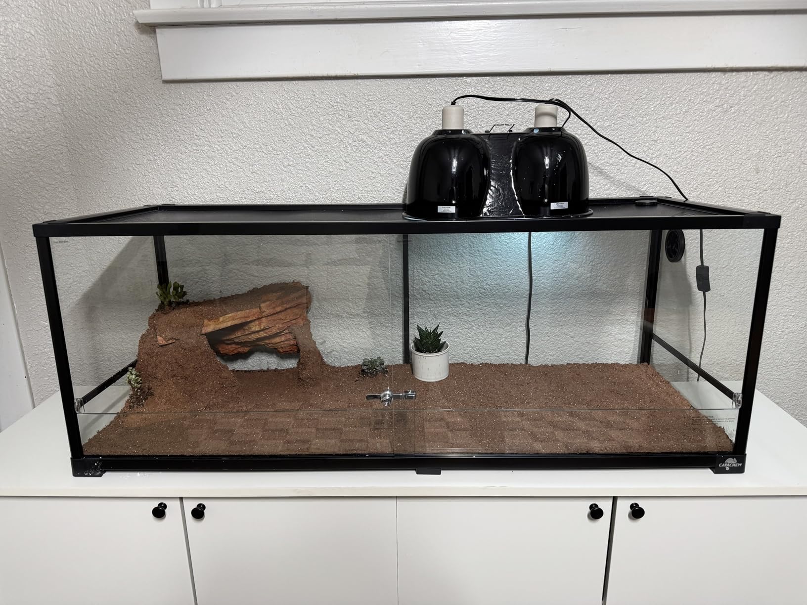 Double Stacked Reptile Tank, 24
