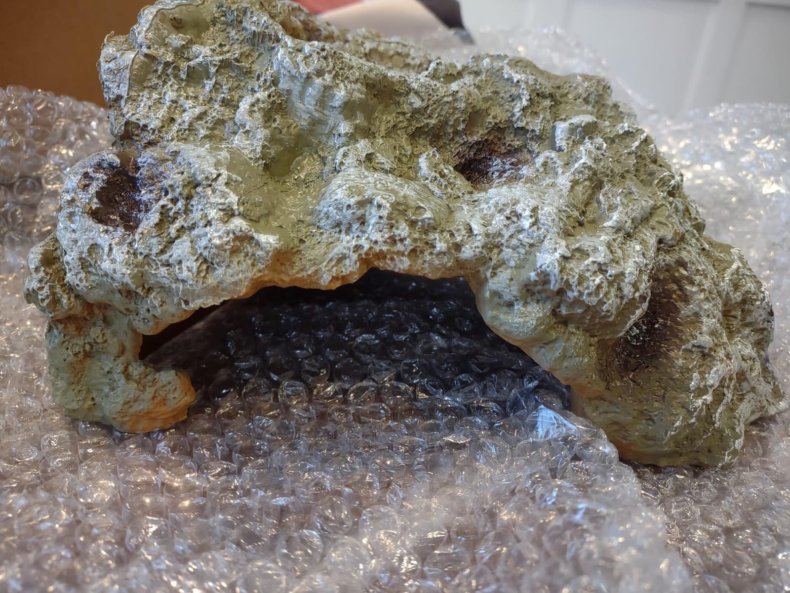 IBWell Resin Leopard Gecko Hide, True to Nature Reptile Rock for Bearded Dragon Hideout Snake Hides for Ball Pythons, Tortoise House Terrarium DÉCor - Small customer photo 1