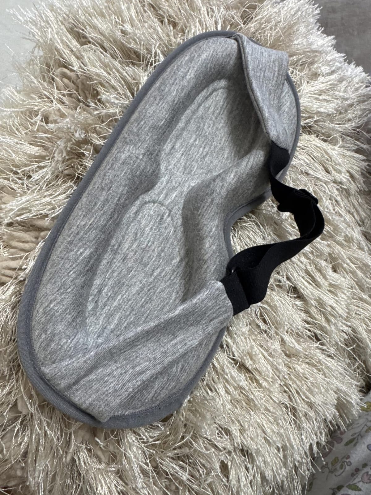 FACEMOON 3D Blackout Weighted Sleep Mask, Airplane Travel & Nurse Essential customer photo 2