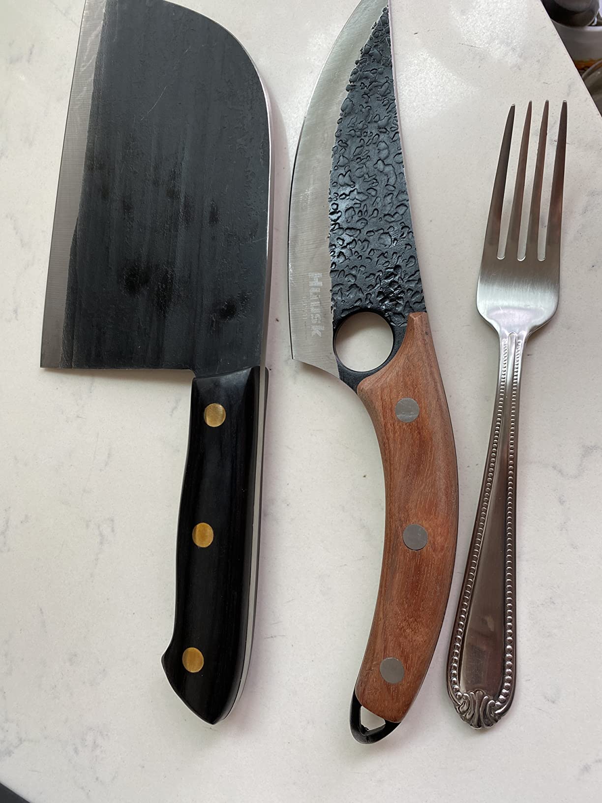 Dream Reach Meat Cleaver Knife - Heavy Duty Stainless Steel Hand Forged customer photo 1