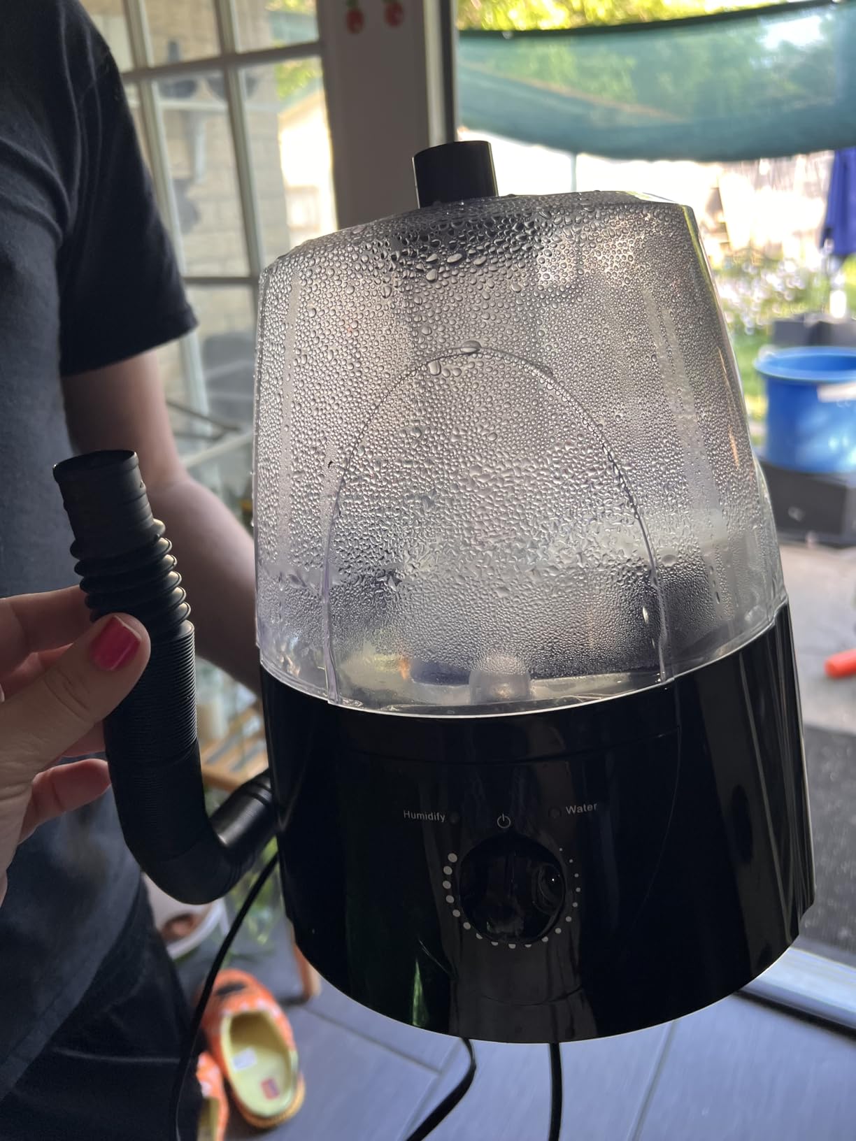 Reptile Fogger, Terrarium Humidifier, Plant Humidifier, Fog Machine Mister for Reptiles and Plants Vivarium, 3.5L Large Capacity, Ideal for Reptiles/Amphibians/Grow Room/Grow Tent Humidifiers customer photo 1