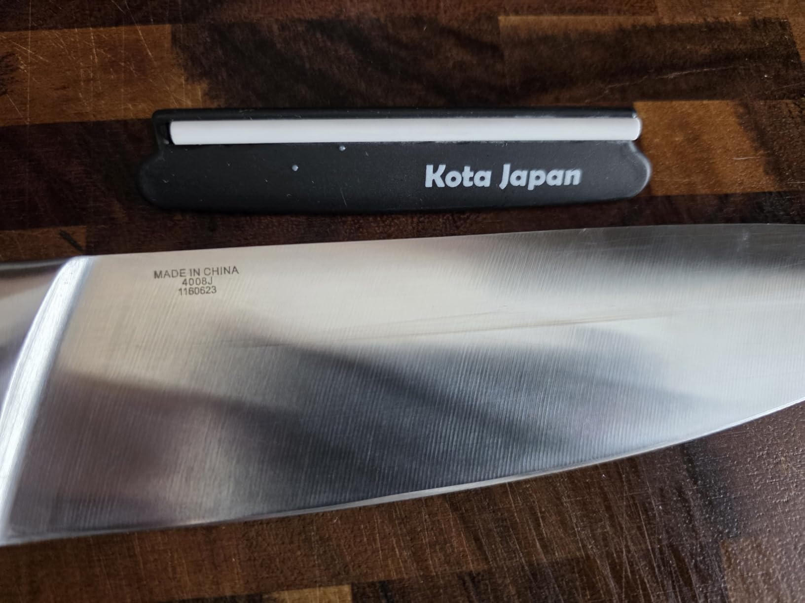 Koja Fixed Angle Whetstone Sharpener Blade Guide for Kitchen Knives customer photo 2