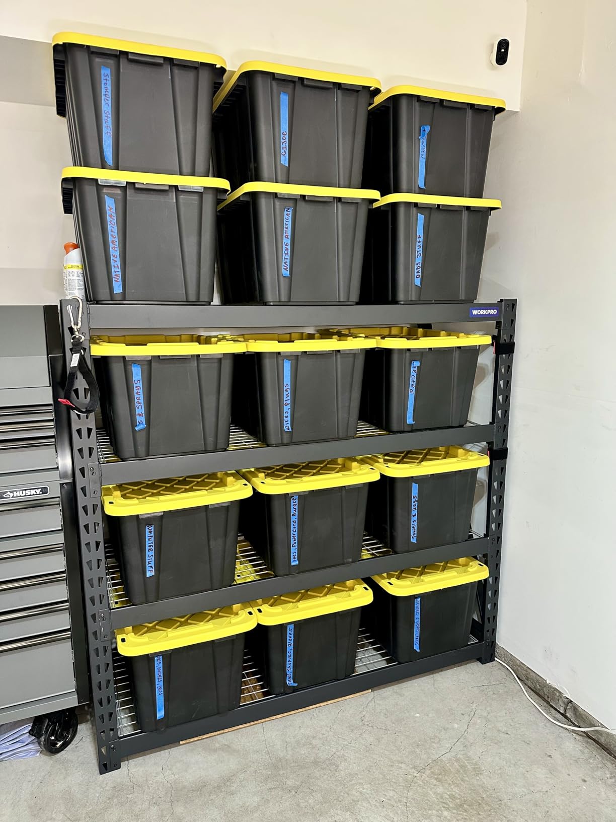 WORKPRO 8000LBS Storage Shelves, 77