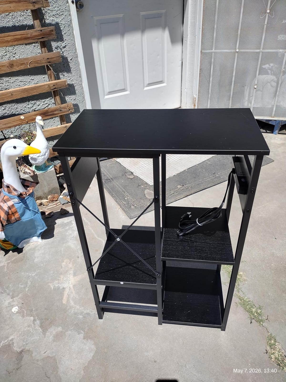 GRLEAF 55-75 Gallon Aquarium Stand: 1000LB Capacity, Built-In Power Outlets, 3-Tier Shelves for Fish Tank Accessories Storage, Heavy-Duty Steel/Wood Hybrid for Fish & Reptile Tanks | Excludes Tank customer photo 1