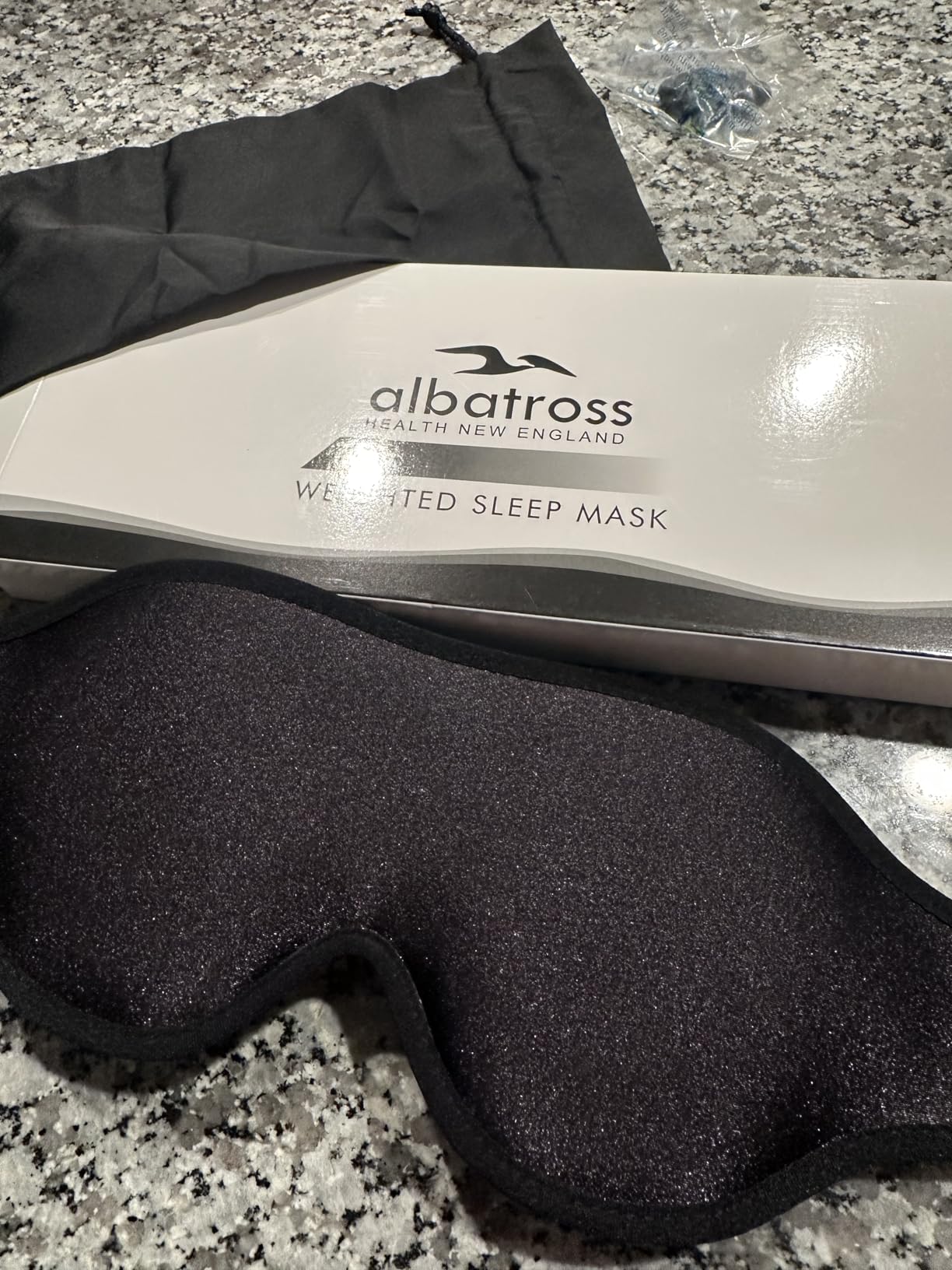 3D Weighted Eye Mask for Lash Extensions, Eye Covers for Sleep customer photo 2