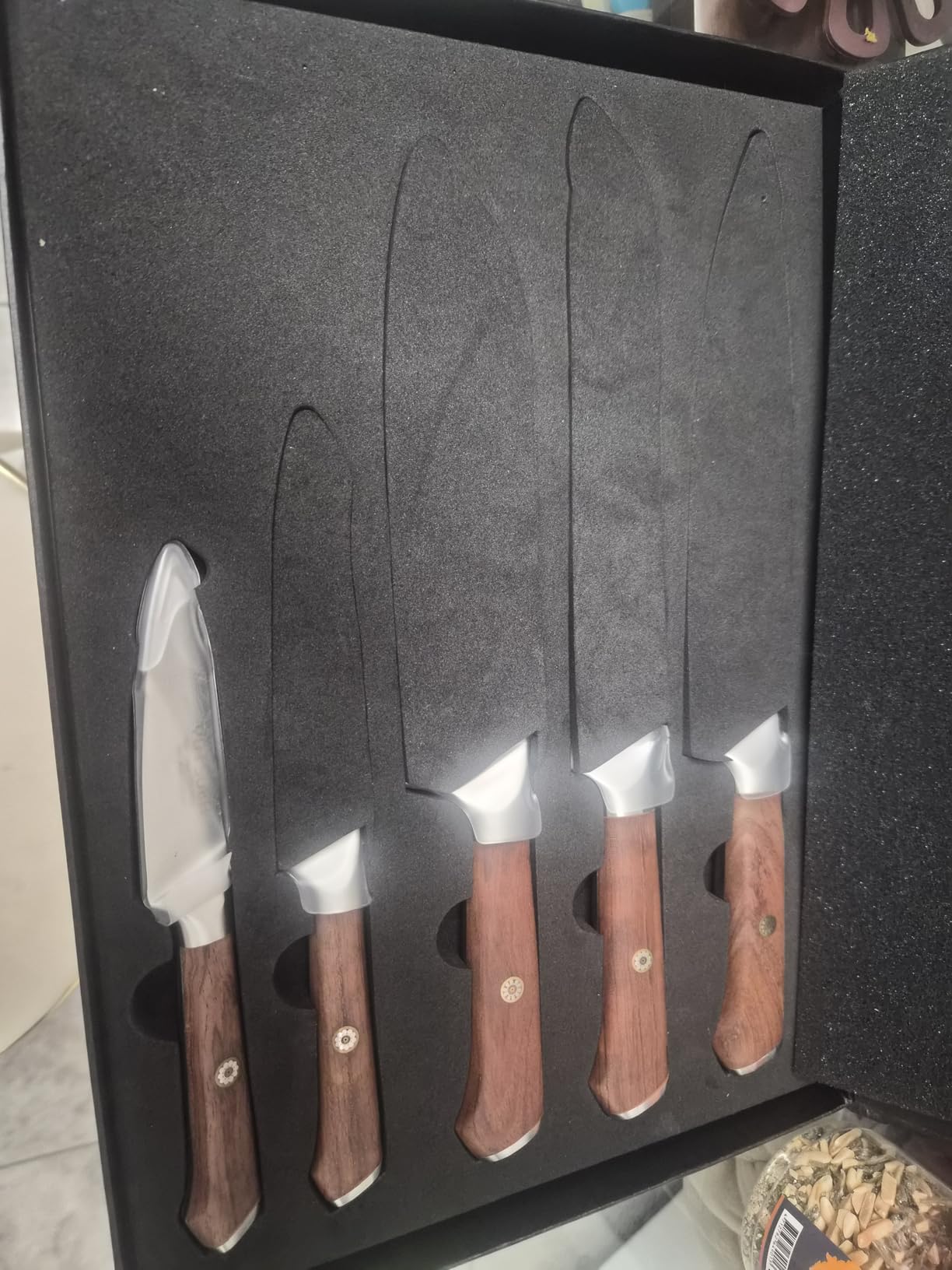 YOTSUBA Japanese Carving Knife and Fork Set with Ergonomic Rosewood Handle customer photo 1