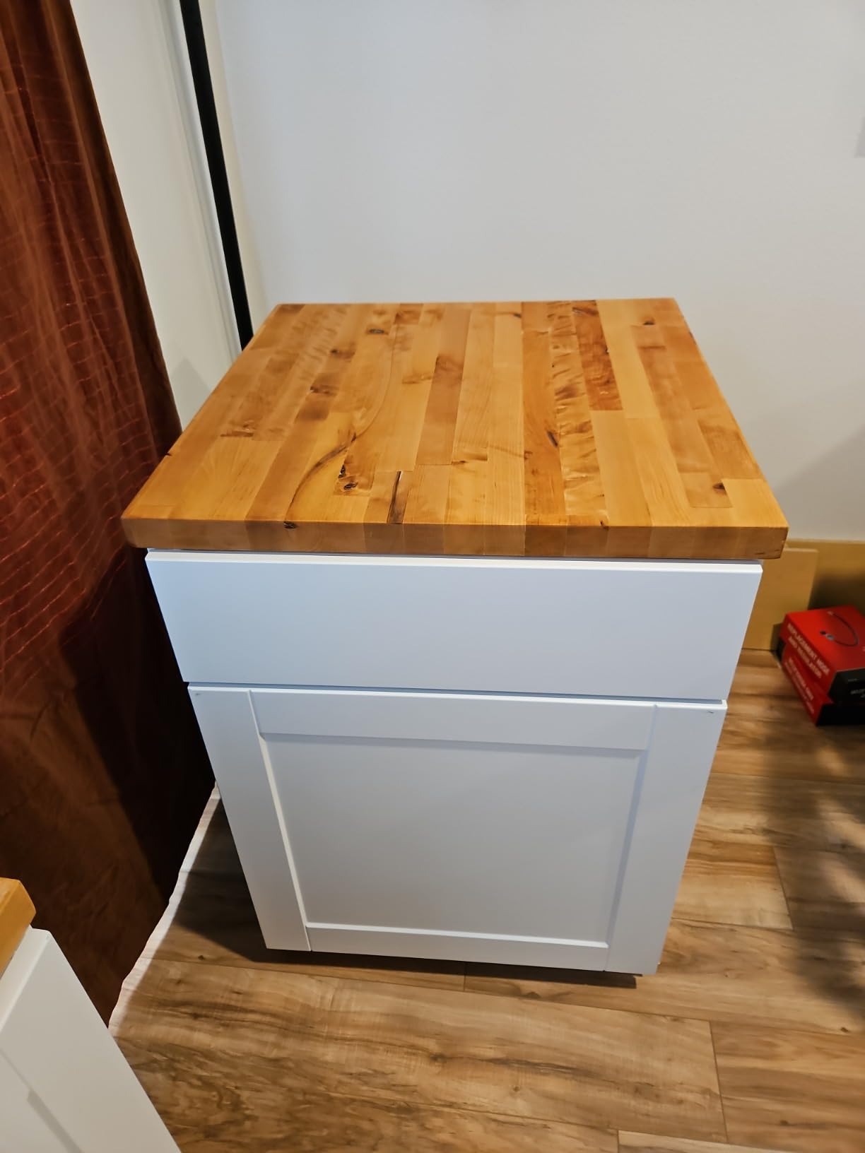 Butcher Block Countertop, Birch Unfinished Birch Workdesktop 36x25x1.5 in customer photo 1