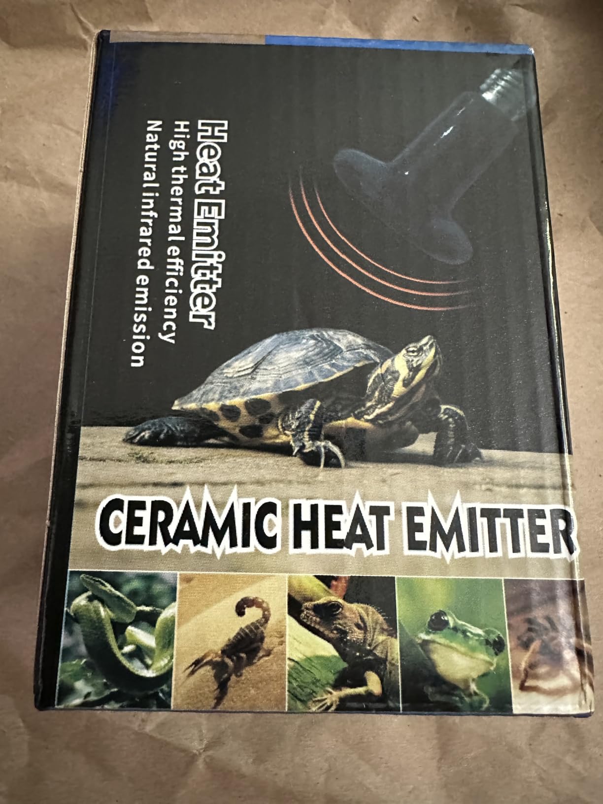 DaToo Ceramic Reptile Heat Lamp 150W Ceramic Heat Emitter E26 No Light Night Heat Bulb for Reptile Terrarium Tank Lizards Snakes Hedgehogs Turtles Cats Dogs Chicken customer photo 2