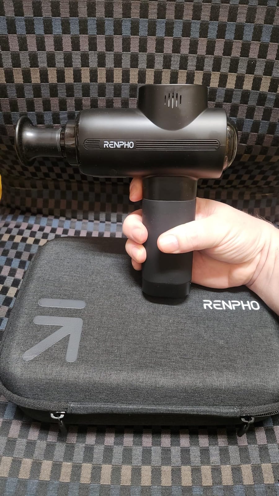 RENPHO Mini Thermacool Massage Gun with Heat and Cold, Pocket-Sized, Small customer photo 2
