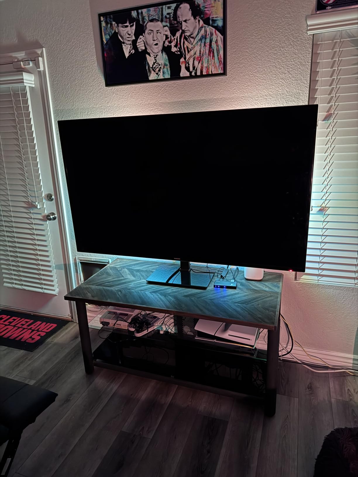 Howizz 48x25 in Solid Wood Table Top - 1in Thick Butcher Block Countertop for Standing Desk, Office Table, Workbench, DIY Furniture Projects, Cherry Stained Acacia customer photo 2
