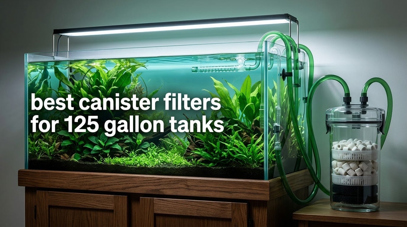 best canister filters for 125 gallon tanks